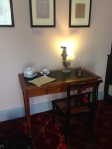 Keats' writing desk